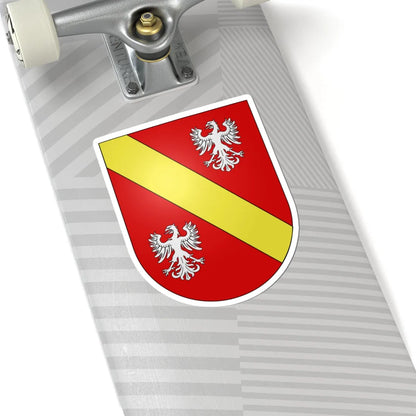 Blason Es famille Eugui Navarre (Spain) (Coat of Arms) STICKER Vinyl Kiss-Cut Decal - The Sticker Space
