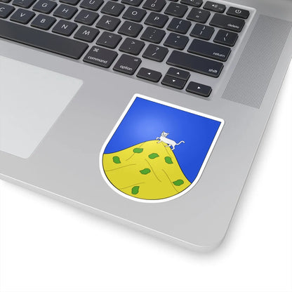 Blason Es famille Falces Navarre (Spain) (Coat of Arms) STICKER Vinyl Kiss-Cut Decal - The Sticker Space