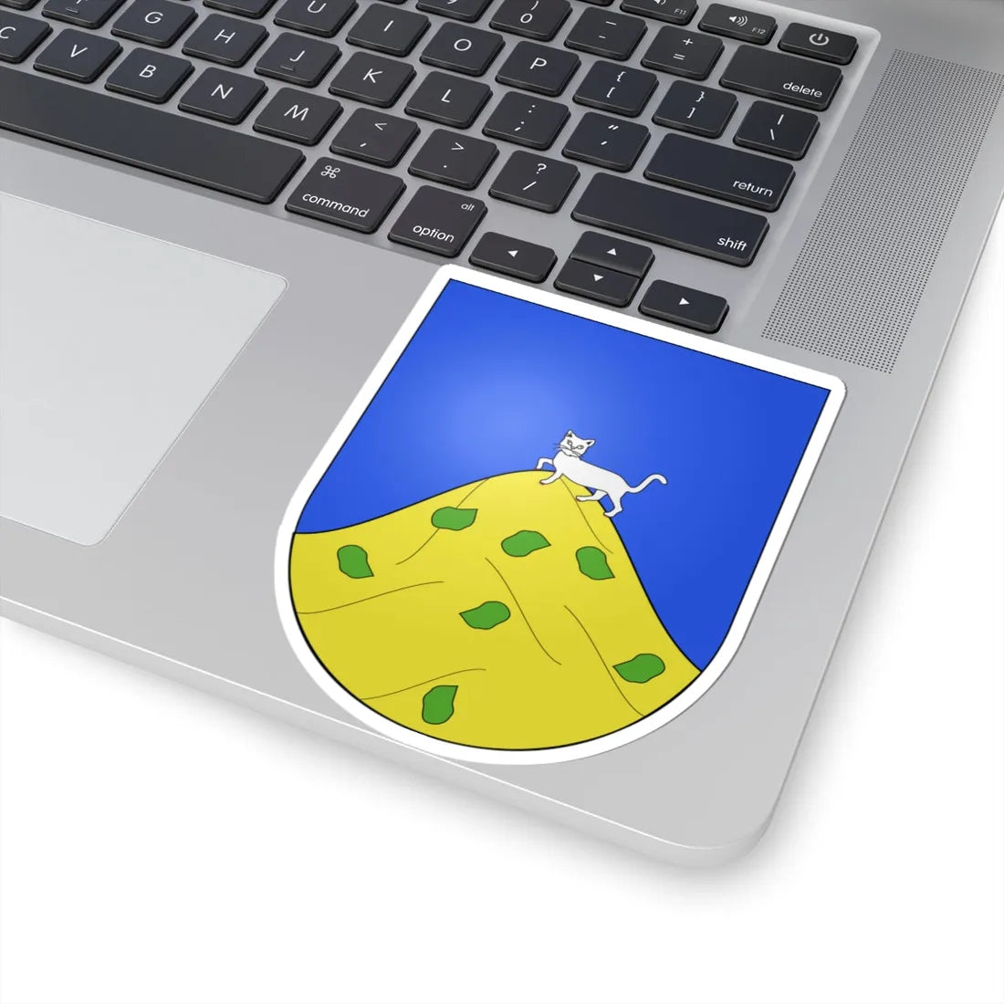 Blason Es famille Falces Navarre (Spain) (Coat of Arms) STICKER Vinyl Kiss-Cut Decal - The Sticker Space