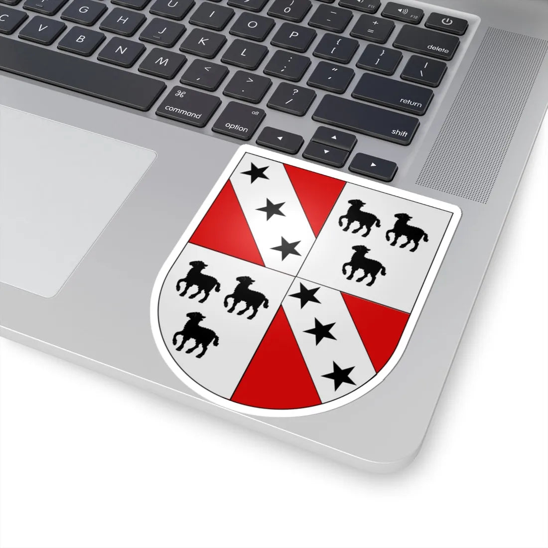 Blason Es famille Galar Navarre (Spain) (Coat of Arms) STICKER Vinyl Kiss-Cut Decal - The Sticker Space