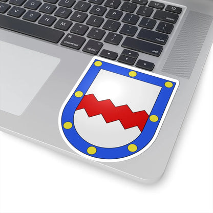 Blason Es famille Ibiricu Navarre (Spain) (Coat of Arms) STICKER Vinyl Kiss-Cut Decal - The Sticker Space