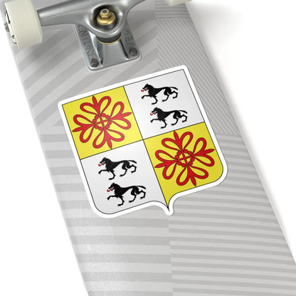 Blason Es famille Iguiniz Guipuscoa (Spain) (Coat of Arms) STICKER Vinyl Kiss-Cut Decal - The Sticker Space