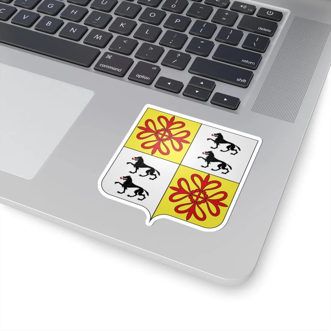 Blason Es famille Iguiniz Guipuscoa (Spain) (Coat of Arms) STICKER Vinyl Kiss-Cut Decal - The Sticker Space