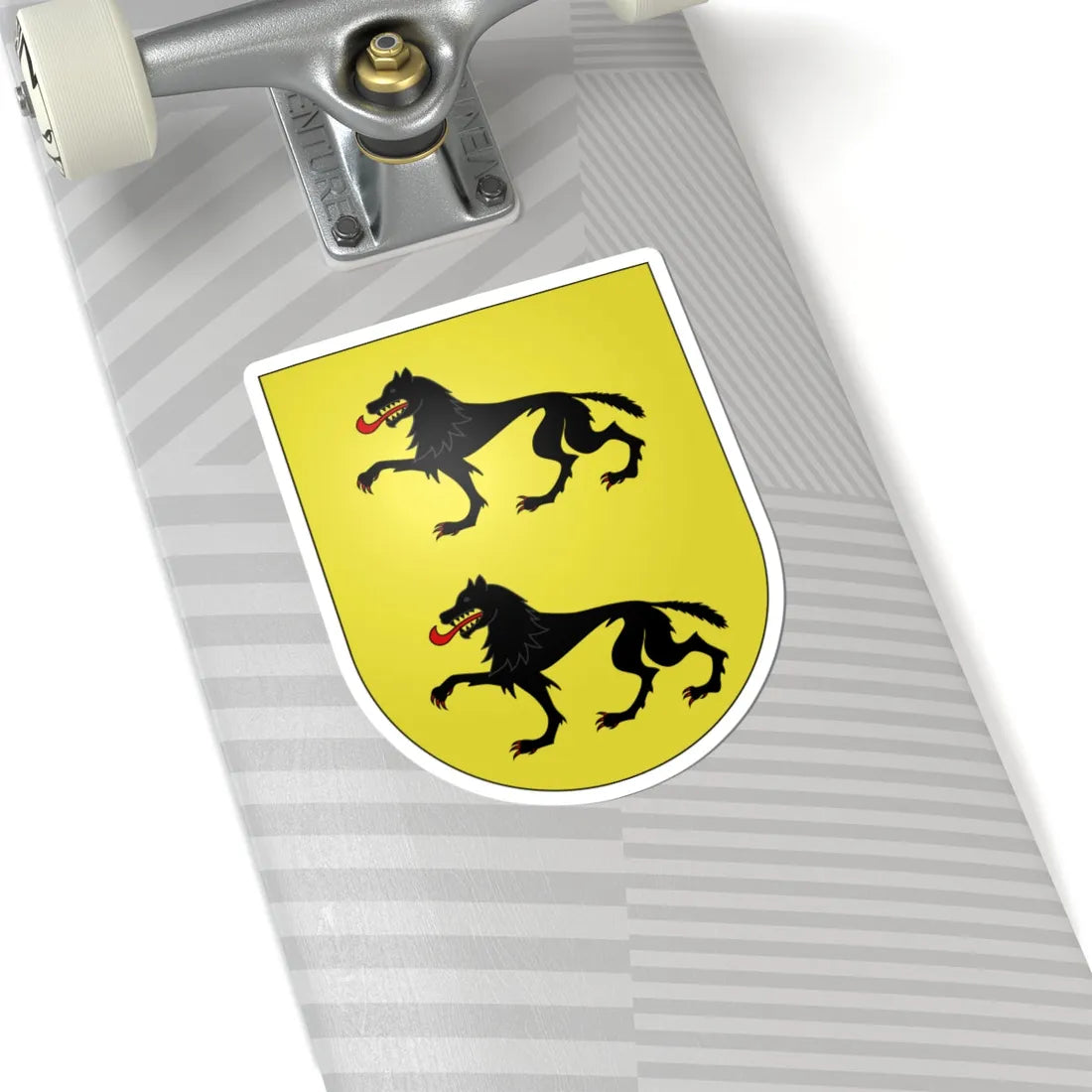 Blason Es famille Iracheta Navarre (Spain) (Coat of Arms) STICKER Vinyl Kiss-Cut Decal - The Sticker Space