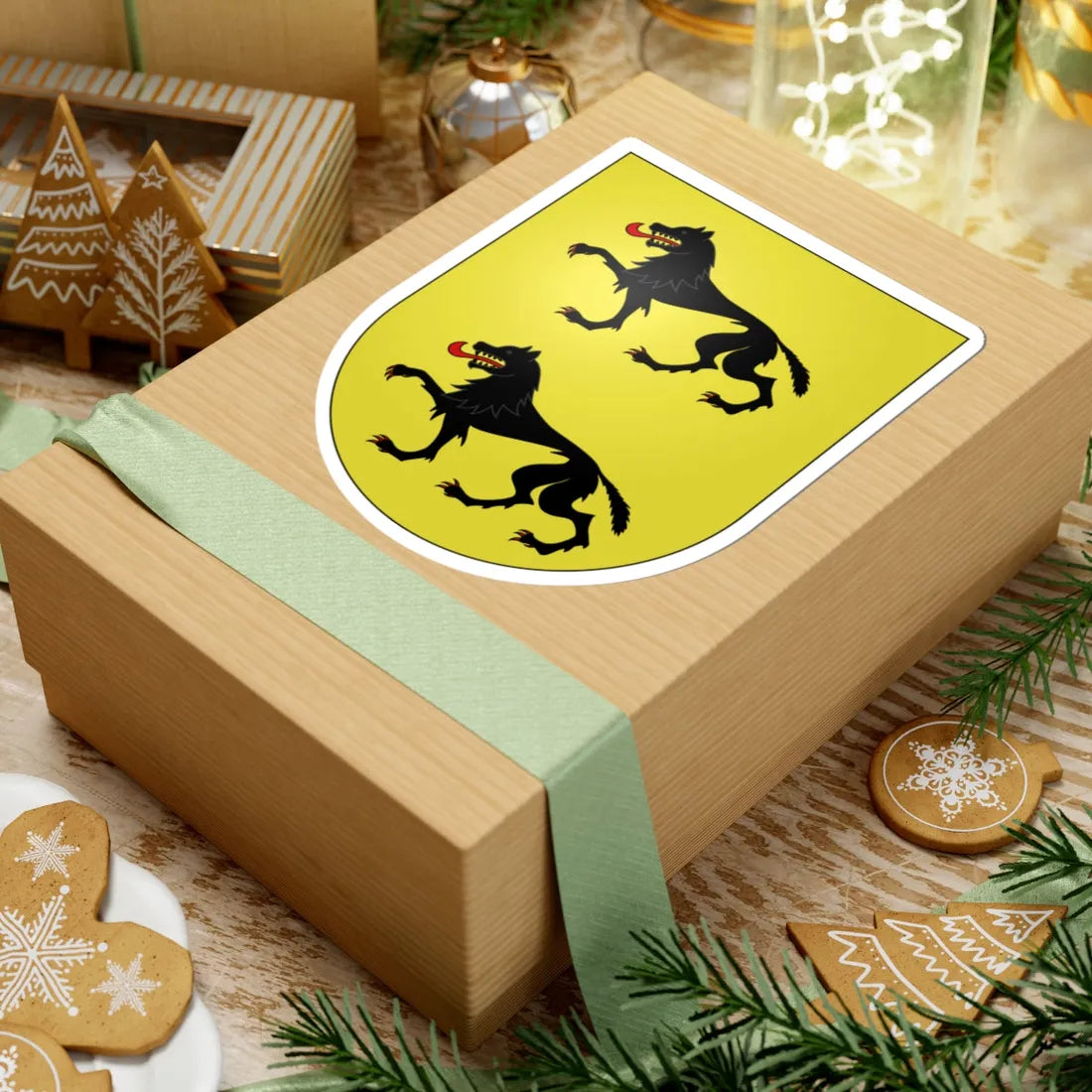 Blason Es famille Iracheta Navarre (Spain) (Coat of Arms) STICKER Vinyl Kiss-Cut Decal - The Sticker Space
