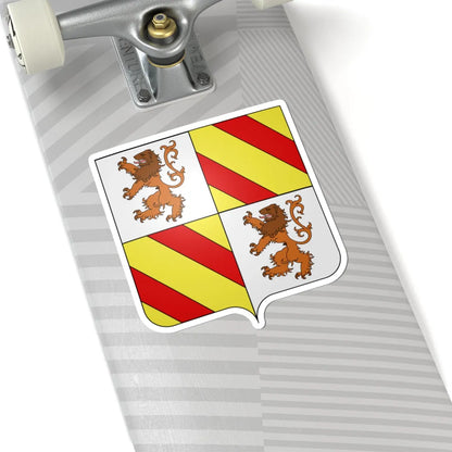 Blason Es famille Izco Navarre (Spain) (Coat of Arms) STICKER Vinyl Kiss-Cut Decal - The Sticker Space