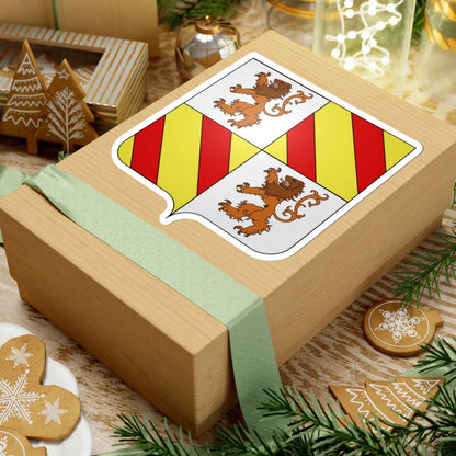 Blason Es famille Izco Navarre (Spain) (Coat of Arms) STICKER Vinyl Kiss-Cut Decal - The Sticker Space