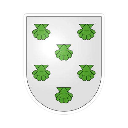 Blason Es famille Jabaritz Navarre (Spain) (Coat of Arms) STICKER Vinyl Kiss-Cut Decal 3 Inch White - The Sticker Space