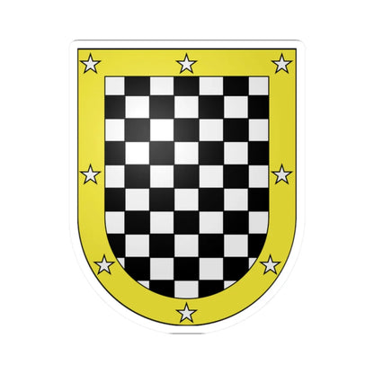 Blason Es famille Lapicea Baztan (Spain) (Coat of Arms) STICKER Vinyl Kiss-Cut Decal 2 Inch White - The Sticker Space