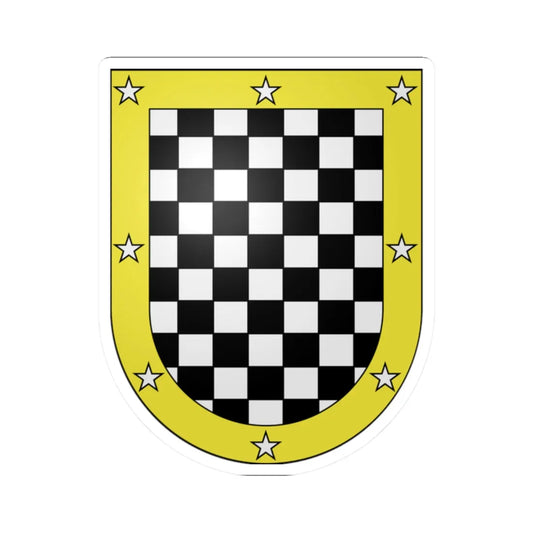 Blason Es famille Lapicea Baztan (Spain) (Coat of Arms) STICKER Vinyl Kiss-Cut Decal 2 Inch White - The Sticker Space