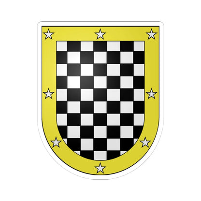 Blason Es famille Lapicea Baztan (Spain) (Coat of Arms) STICKER Vinyl Kiss-Cut Decal 4 Inch White - The Sticker Space