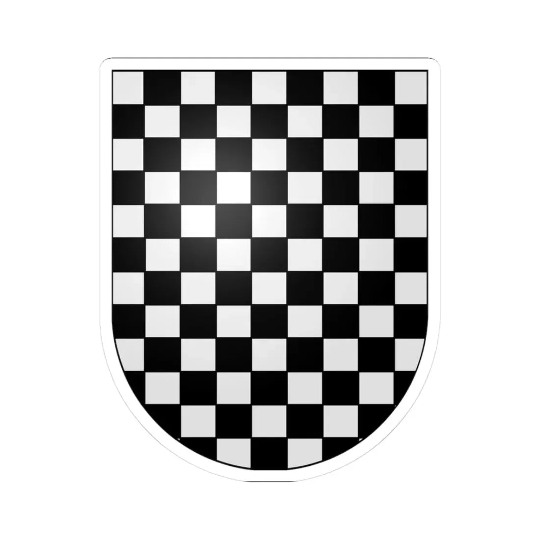 Blason Es famille Ormat Baztan (Spain) (Coat of Arms) STICKER Vinyl Kiss-Cut Decal 3 Inch White - The Sticker Space