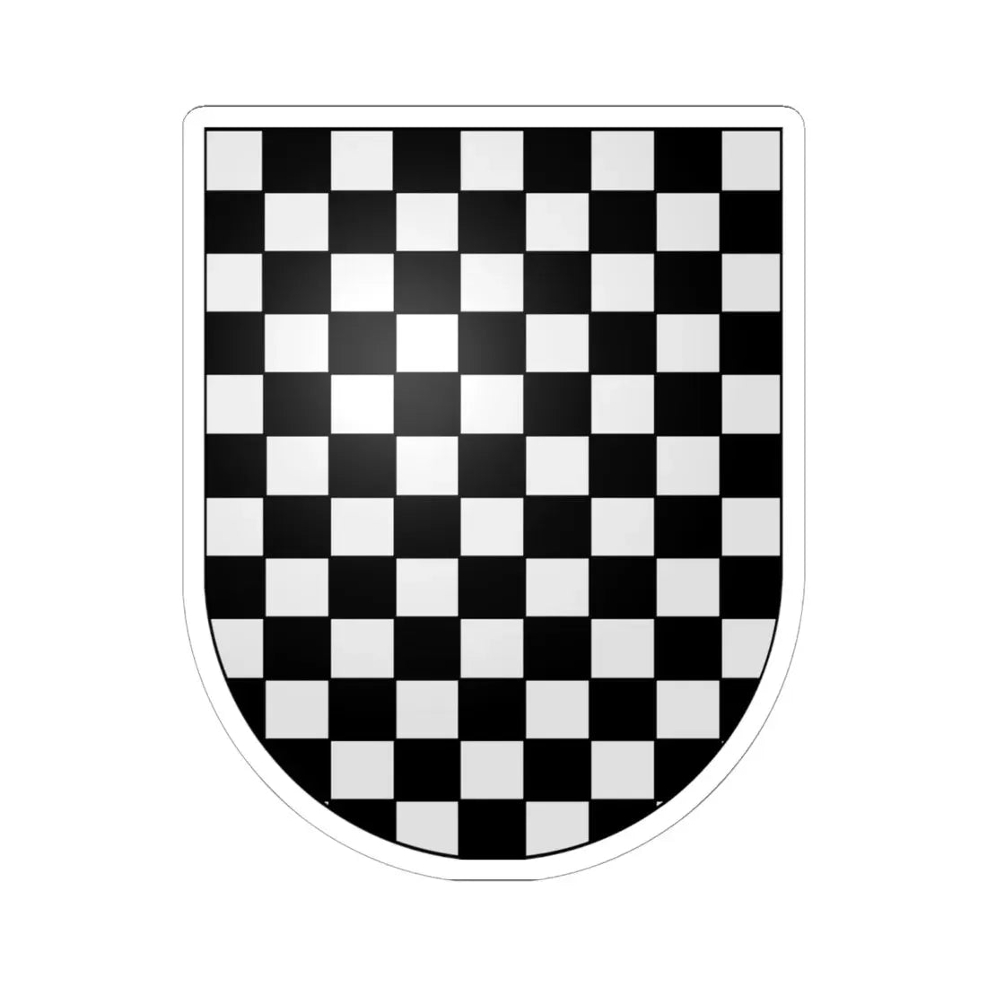 Blason Es famille Ormat Baztan (Spain) (Coat of Arms) STICKER Vinyl Kiss-Cut Decal 6 Inch White - The Sticker Space