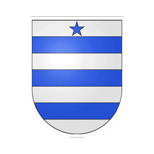 Blason Es famille Pardelana Navarre (Spain) (Coat of Arms) STICKER Vinyl Kiss-Cut Decal 2 Inch White - The Sticker Space