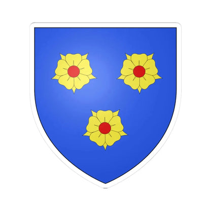 Blason Etienne de Cosington selon Gelre (England) (Coat of Arms) STICKER Vinyl Kiss-Cut Decal 3 Inch White - The Sticker Space