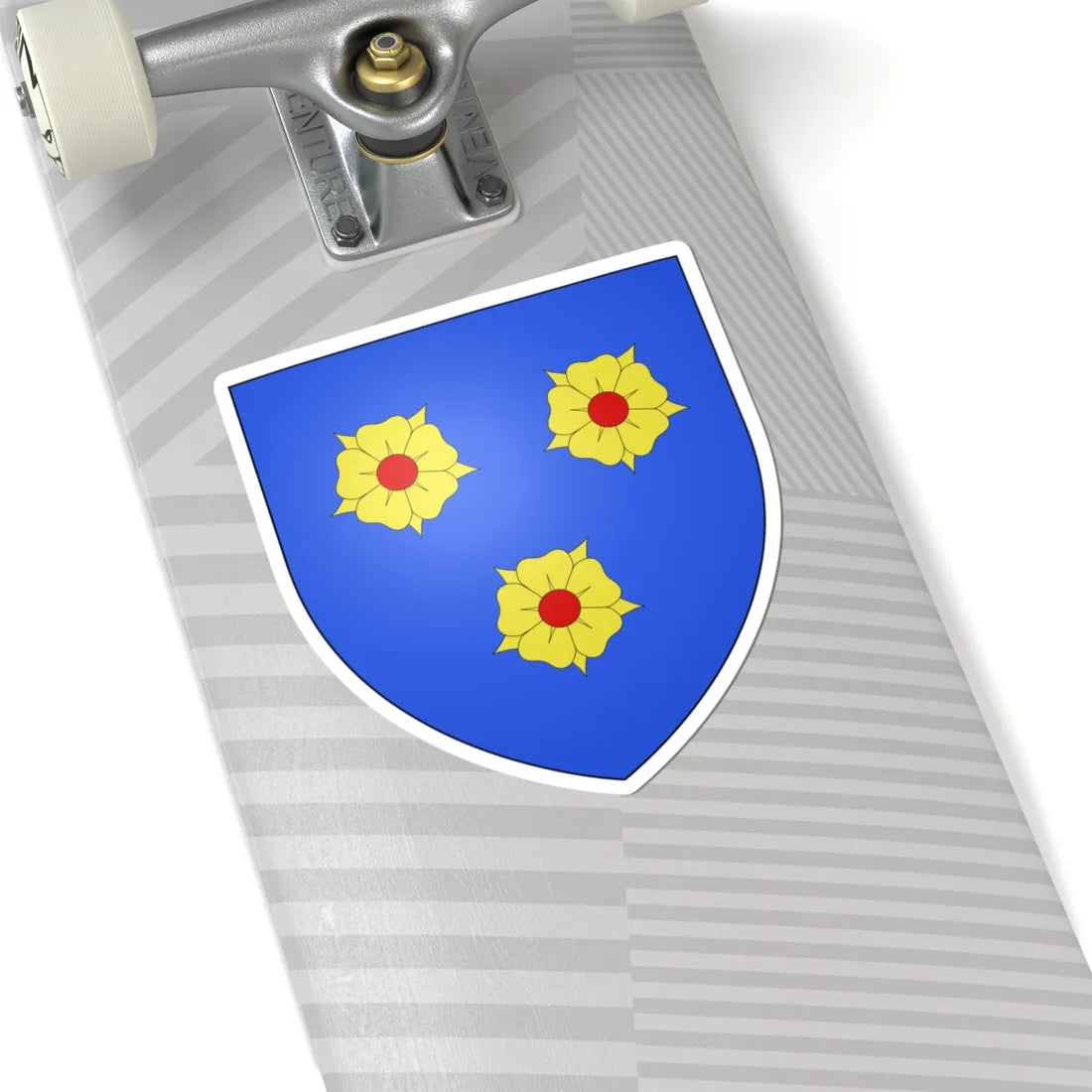 Blason Etienne de Cosington selon Gelre (England) (Coat of Arms) STICKER Vinyl Kiss-Cut Decal - The Sticker Space