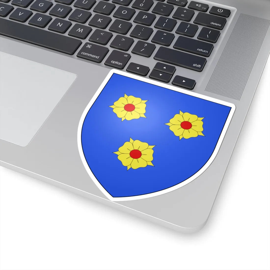 Blason Etienne de Cosington selon Gelre (England) (Coat of Arms) STICKER Vinyl Kiss-Cut Decal - The Sticker Space