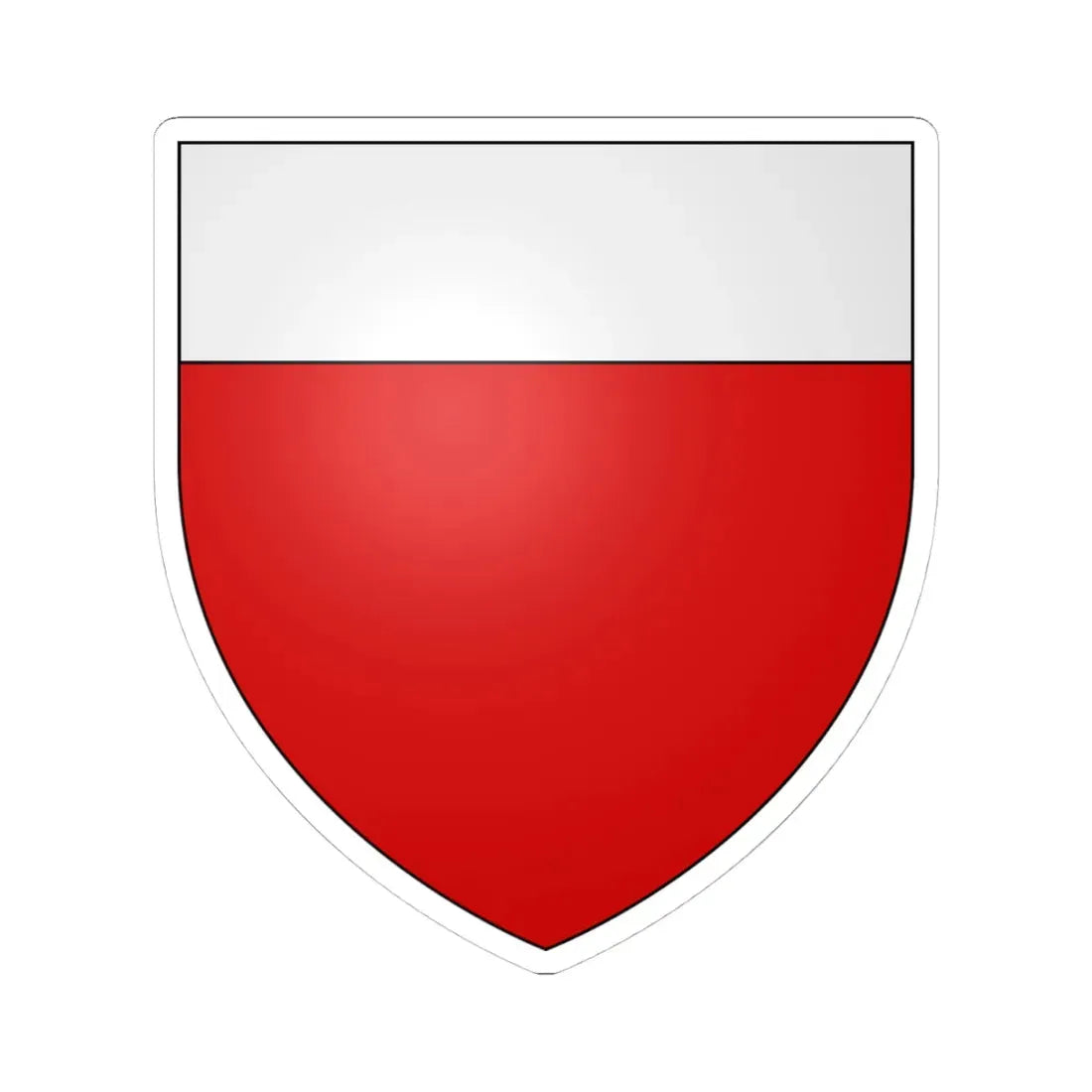 Blason Evenes Vintimille (Italy) (Coat of Arms) STICKER Vinyl Kiss-Cut Decal 4 Inch White - The Sticker Space