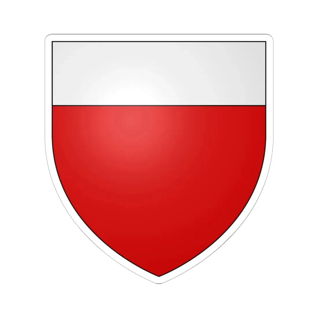 Blason Evenes Vintimille (Italy) (Coat of Arms) STICKER Vinyl Kiss-Cut Decal 6 Inch White - The Sticker Space