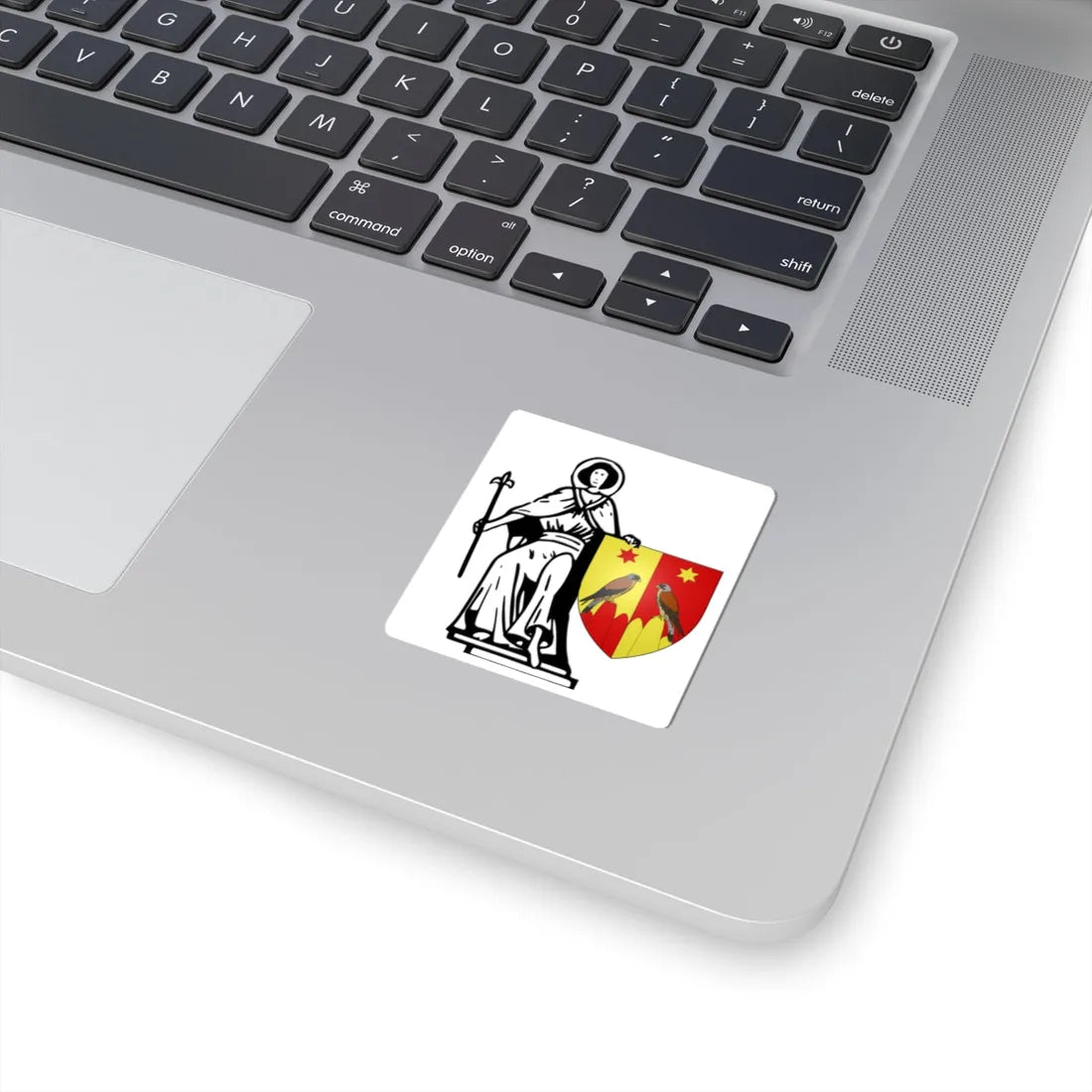 Blason Evere (Belgium) (Coat of Arms) STICKER Vinyl Kiss-Cut Decal - The Sticker Space