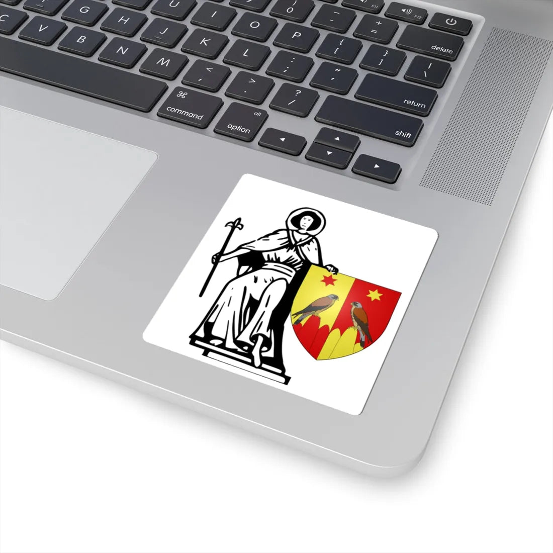 Blason Evere (Belgium) (Coat of Arms) STICKER Vinyl Kiss-Cut Decal - The Sticker Space
