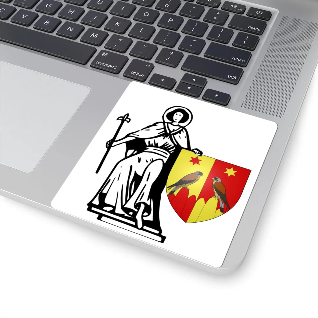 Blason Evere (Belgium) (Coat of Arms) STICKER Vinyl Kiss-Cut Decal - The Sticker Space