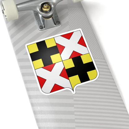 Blason fam be Bruges-Gruuthuse (Belgium) (Coat of Arms) STICKER Vinyl Kiss-Cut Decal - The Sticker Space