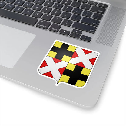 Blason fam be Bruges-Gruuthuse (Belgium) (Coat of Arms) STICKER Vinyl Kiss-Cut Decal - The Sticker Space