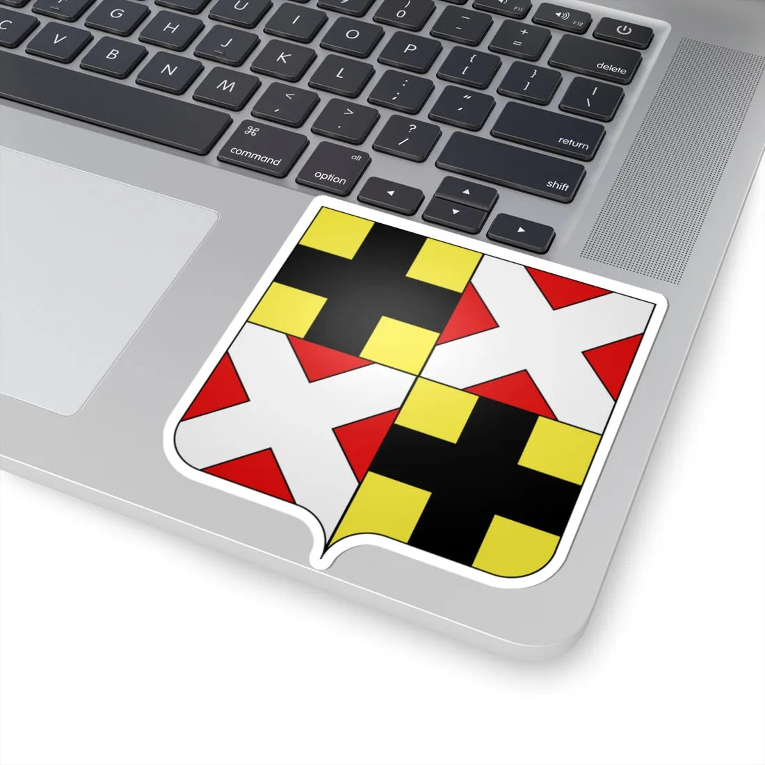 Blason fam be Bruges-Gruuthuse (Belgium) (Coat of Arms) STICKER Vinyl Kiss-Cut Decal - The Sticker Space