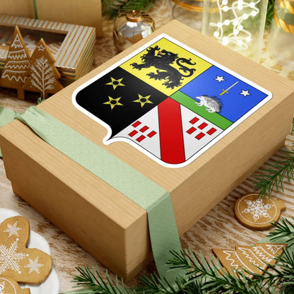 Blason fam be Herwyn (Belgium) (Coat of Arms) STICKER Vinyl Kiss-Cut Decal - The Sticker Space