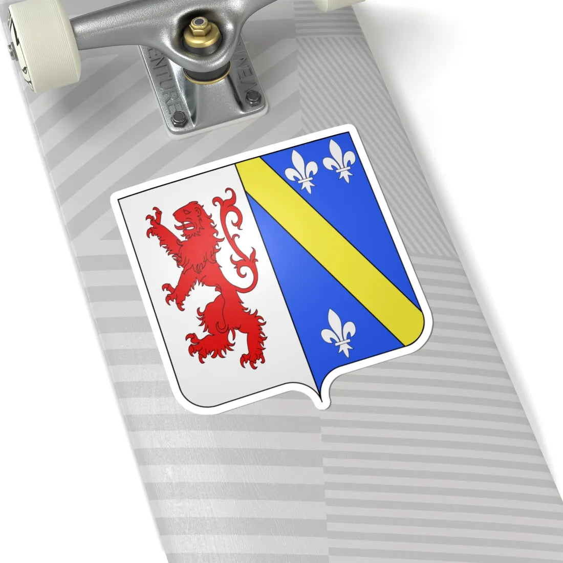 Blason fam belge Bouhon (Belgium) (Coat of Arms) STICKER Vinyl Kiss-Cut Decal - The Sticker Space