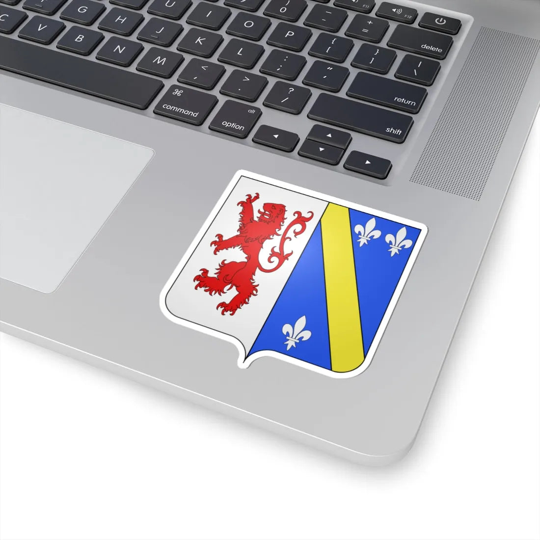 Blason fam belge Bouhon (Belgium) (Coat of Arms) STICKER Vinyl Kiss-Cut Decal - The Sticker Space