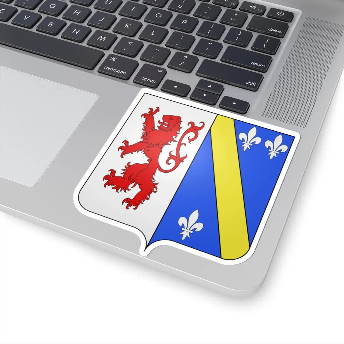 Blason fam belge Bouhon (Belgium) (Coat of Arms) STICKER Vinyl Kiss-Cut Decal - The Sticker Space