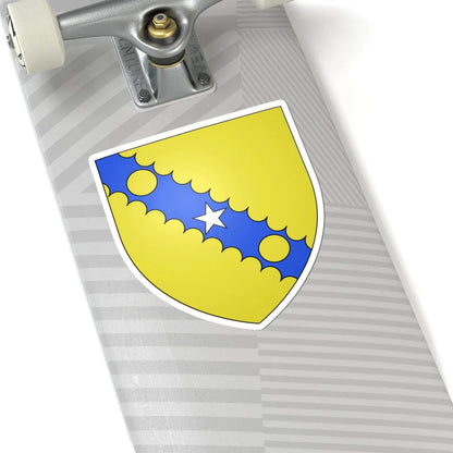 Blason fam irl-fr Clarke (Ireland) (Coat of Arms) STICKER Vinyl Kiss-Cut Decal - The Sticker Space