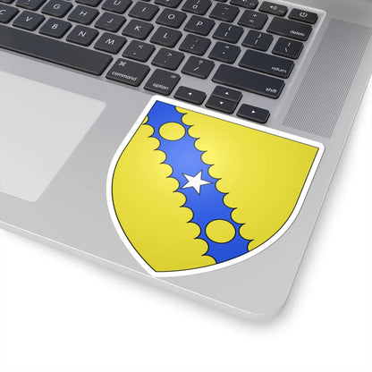 Blason fam irl-fr Clarke (Ireland) (Coat of Arms) STICKER Vinyl Kiss-Cut Decal - The Sticker Space