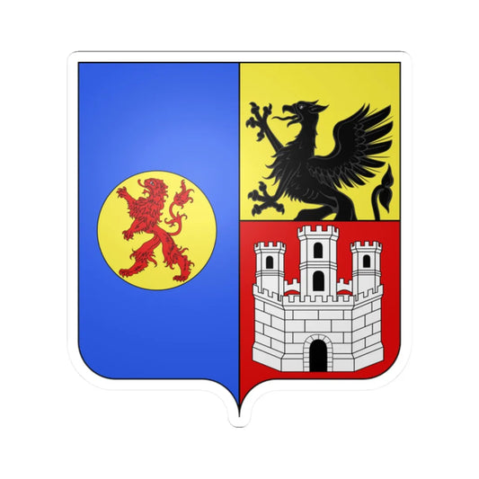 Blason fam it Carbonara (Italy) (Coat of Arms) STICKER Vinyl Kiss-Cut Decal 2 Inch White - The Sticker Space