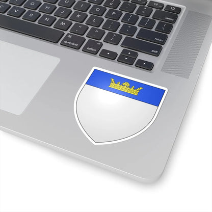Blason fam it Saluzzo del Castellar (Italy) (Coat of Arms) STICKER Vinyl Kiss-Cut Decal - The Sticker Space