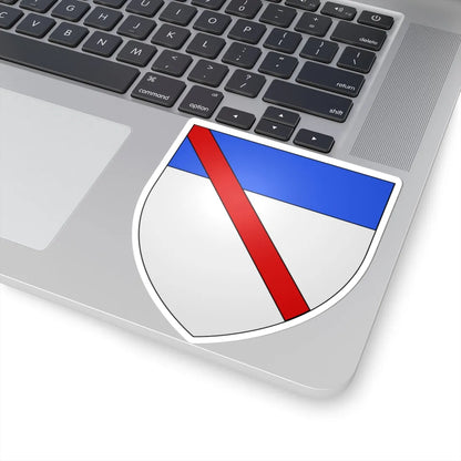 Blason fam it Saluzzo di Matone (Italy) (Coat of Arms) STICKER Vinyl Kiss-Cut Decal - The Sticker Space
