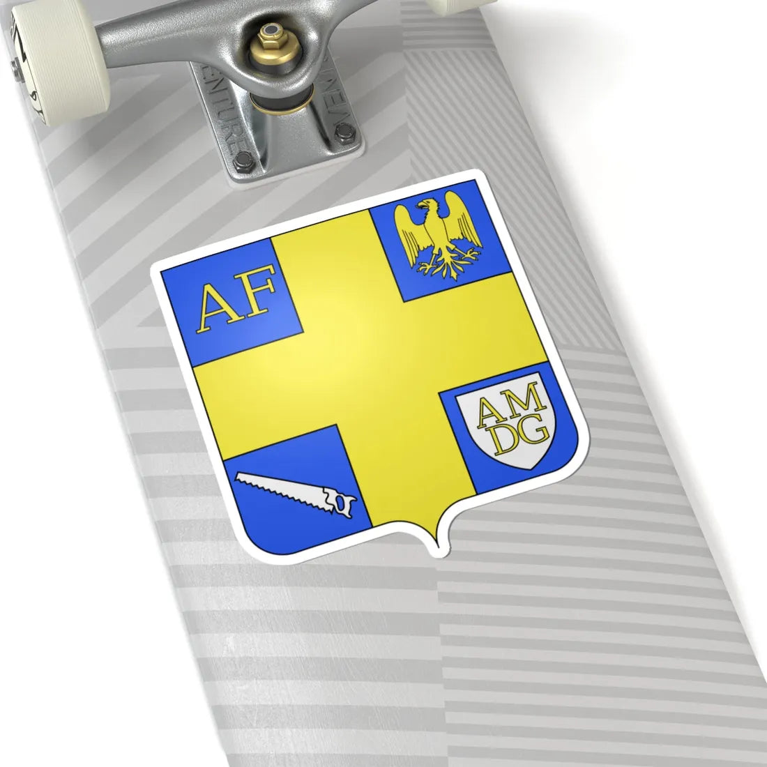 Blason famille Abu-Fanous (Egypt) (Coat of Arms) STICKER Vinyl Kiss-Cut Decal - The Sticker Space