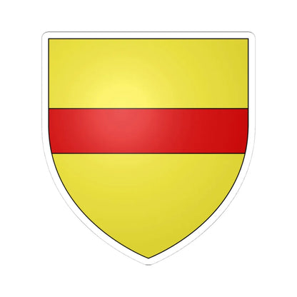 Blason famille at Geroltzeck (Austria) (Coat of Arms) STICKER Vinyl Kiss-Cut Decal 4 Inch White - The Sticker Space