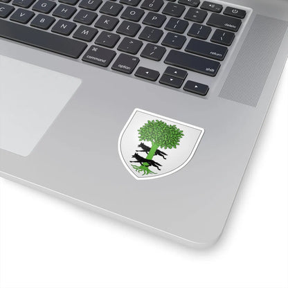 Blason famille be Arrazola de Oñate (Belgium) (Coat of Arms) STICKER Vinyl Kiss-Cut Decal - The Sticker Space