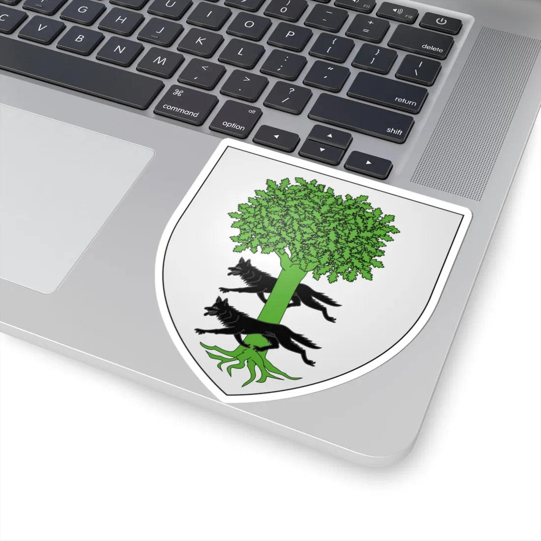 Blason famille be Arrazola de Oñate (Belgium) (Coat of Arms) STICKER Vinyl Kiss-Cut Decal - The Sticker Space