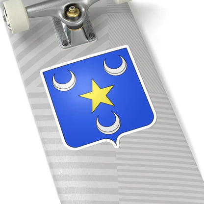 Blason famille Carpentier de Changy (Belgium) (Coat of Arms) STICKER Vinyl Kiss-Cut Decal - The Sticker Space