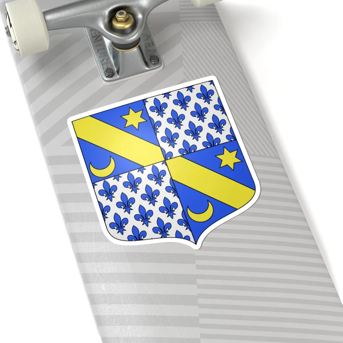 Blason famille de Benoist (Belgium) (Coat of Arms) STICKER Vinyl Kiss-Cut Decal - The Sticker Space