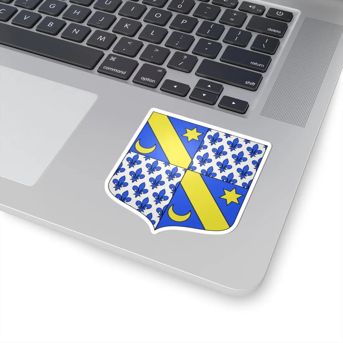 Blason famille de Benoist (Belgium) (Coat of Arms) STICKER Vinyl Kiss-Cut Decal - The Sticker Space