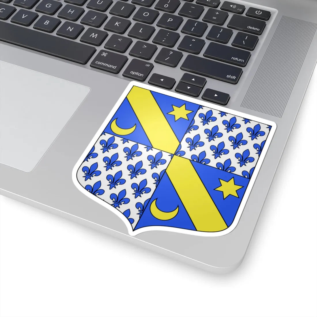 Blason famille de Benoist (Belgium) (Coat of Arms) STICKER Vinyl Kiss-Cut Decal - The Sticker Space