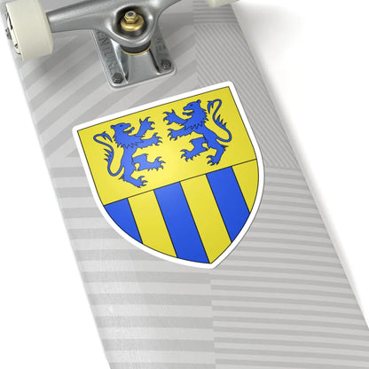 Blason famille de May (Switzerland) (Coat of Arms) STICKER Vinyl Kiss-Cut Decal - The Sticker Space