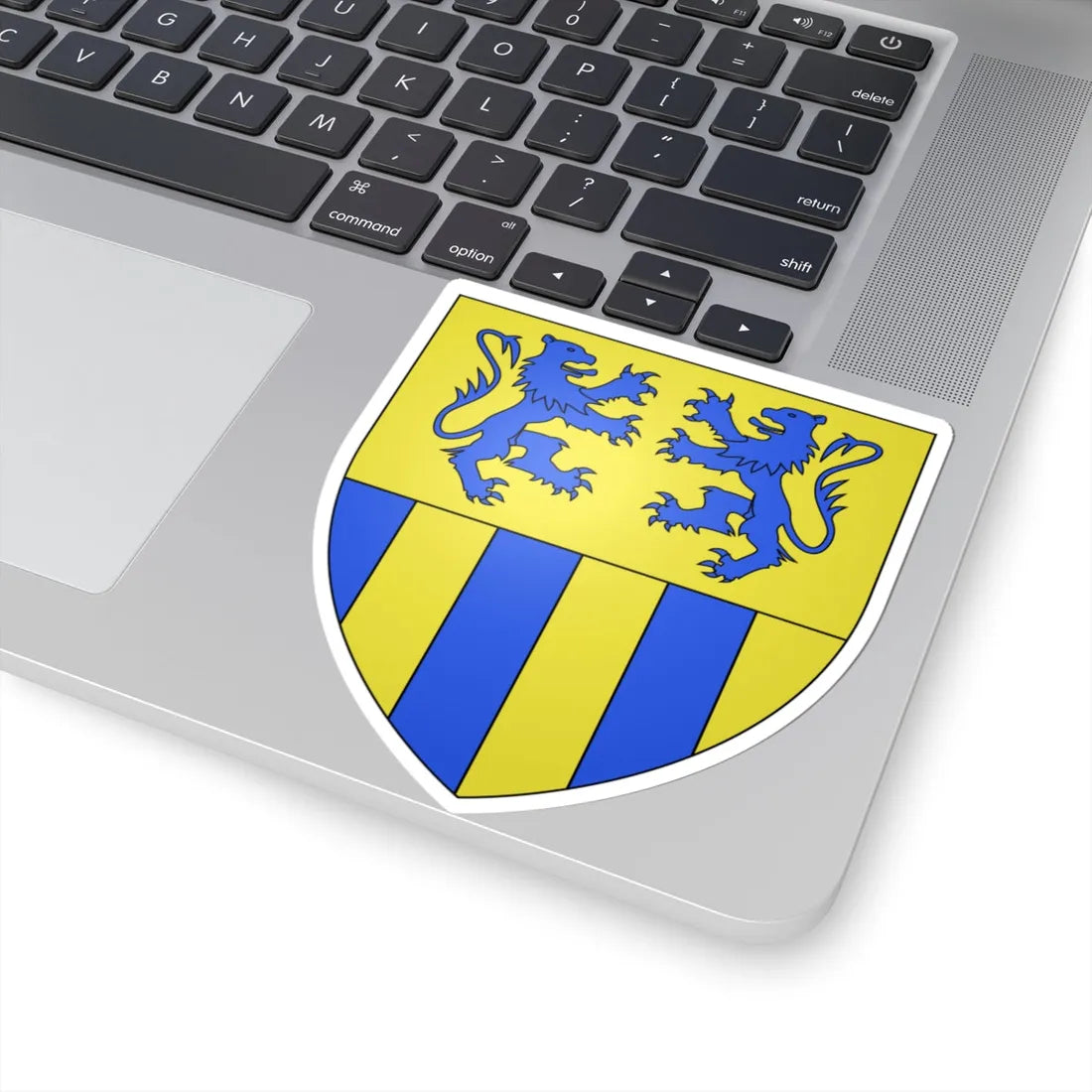 Blason famille de May (Switzerland) (Coat of Arms) STICKER Vinyl Kiss-Cut Decal - The Sticker Space