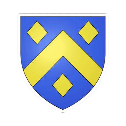 Blason famille de Tezzi (Italy) (Coat of Arms) STICKER Vinyl Kiss-Cut Decal 2 Inch White - The Sticker Space