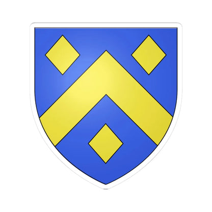 Blason famille de Tezzi (Italy) (Coat of Arms) STICKER Vinyl Kiss-Cut Decal 3 Inch White - The Sticker Space